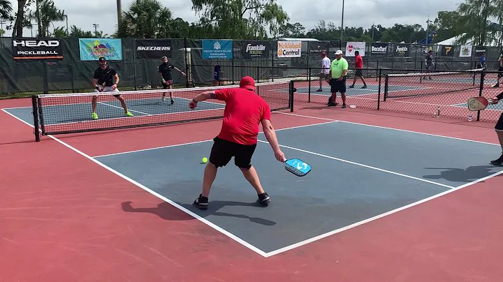 US Open Pickleball Mens Doubles 35+ Keith Valentin...