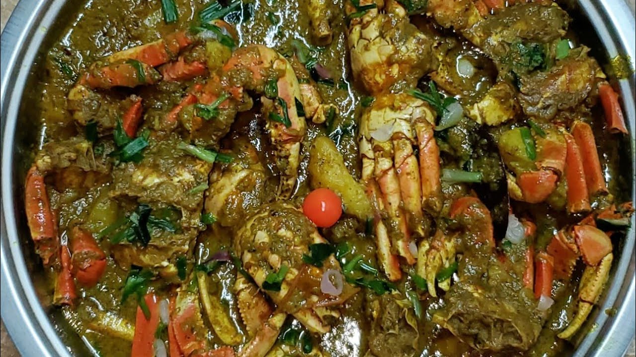 Guyanese style fireside crab curry YouTube