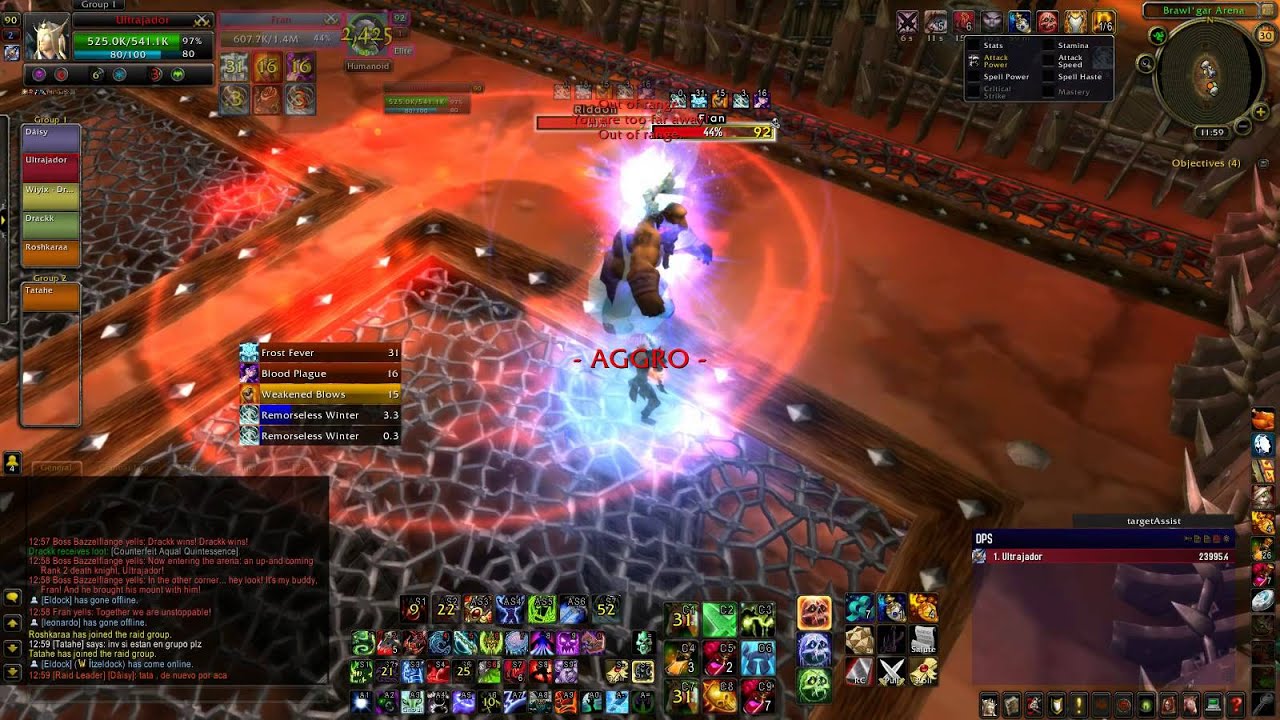 [PvE] Brawler's Guild - Fran & Riddoh - Boss 7 | Rank 2 | DK Blood PoV