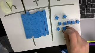 Subtracting Across Zeros with Base Ten Blocks