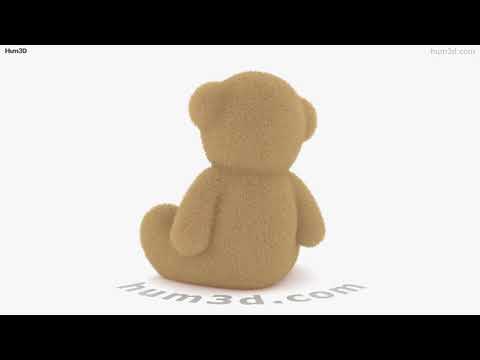 Teddy bear BLENDER 3D Model Cycles 3D model