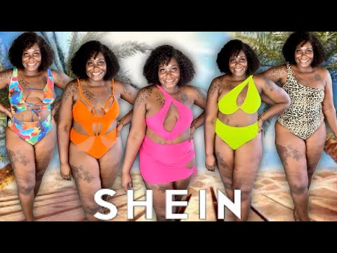 Shein Curve Swimwear Haul | Plus Size Bikini Try-on & Vacation Outfits| Shein Swimsuit Haul