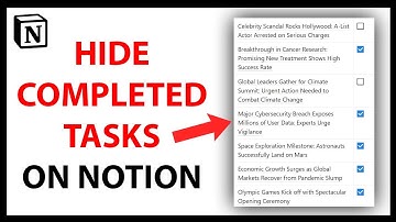How to Hide Completed Tasks in Notion