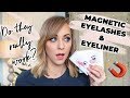 Magnetic eyelashes and eyeliner that actually work mind blown  lady writes