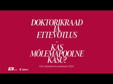 Video: Kas ettevõtluse olemus on?