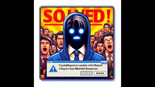 Crystal Report Error: Unable to Find Report in Manifest Resources | C# Windows Form Tutorial | FUDS