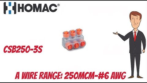 Homac CSB250-3S Insulated Tap