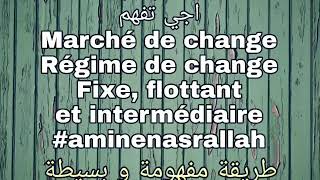 Bac 2019 : régime de change #aminenasrallah( objectif externe de la politique monétaire)