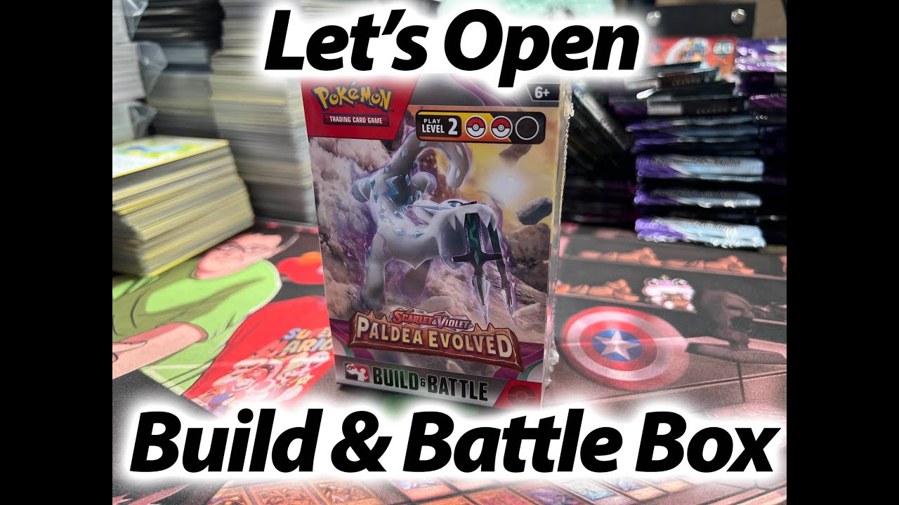 Unboxing -  Scarlet and Violet - Paldea Evolved Build and Battle Box