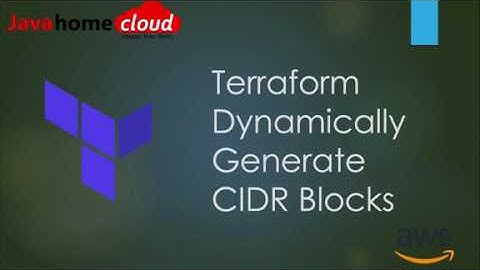 Terraform cidrsubnet function | Dynamically generate CIDR blocks | Terraform Tutorial for Beginners