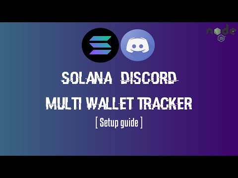[Setup Guide] Solana Discord Wallet Tracker