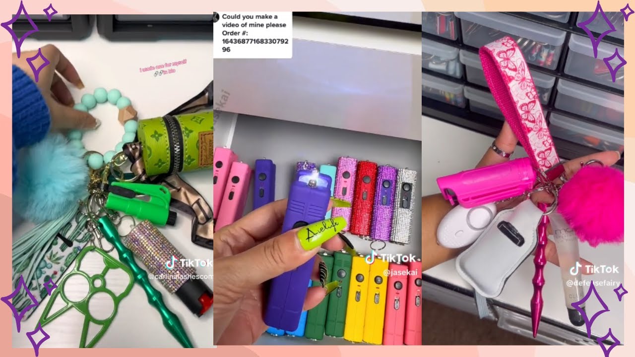 Packing Self Defense Keychain ASMR 