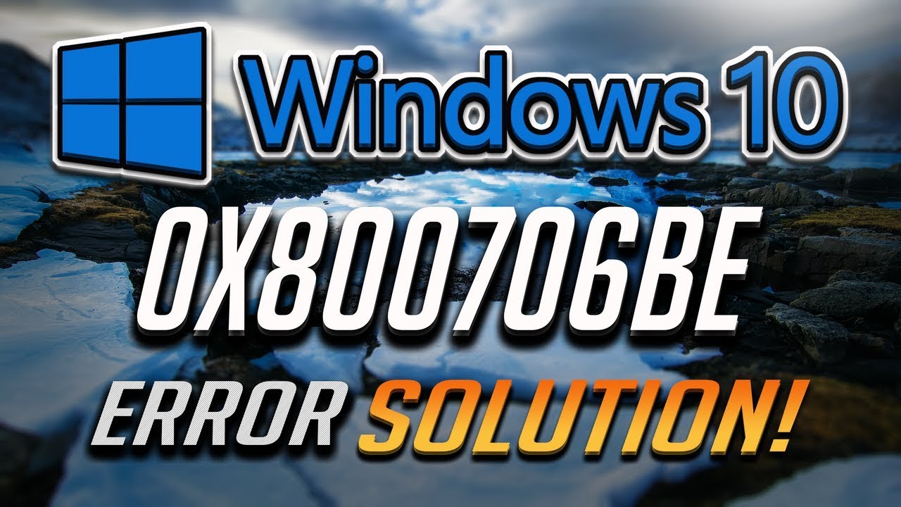 Fix Windows Update Error 0x800706be In Windows 10 3 Solutions 2024