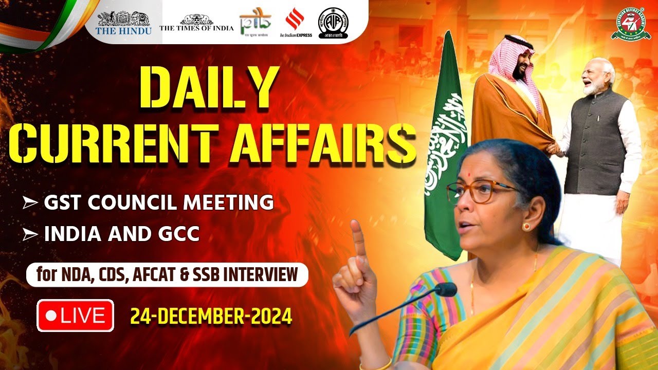 24th December 2024 Current Affairs | Daily Current Affairs Important ...
