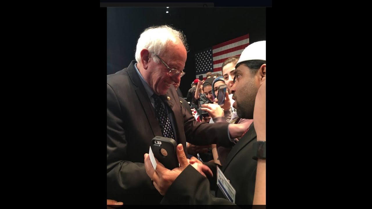 MD ALAM endorses Bernie Sanders for President - YouTube
