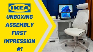 IKEA MATCHSPEL Part1: Unboxing, Assembly, First Impression. Step by Step Installation. Gaming Chair