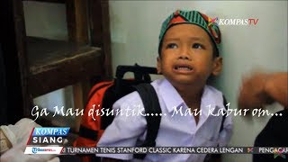 Takut IMUNISASI!!Bocah ini berontak kabur