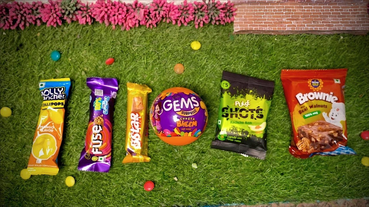 4 Minutes Satisfying Video Lollipops Unpacking & ASMR Kinder Surprise Opening with Magic M&M's Slime