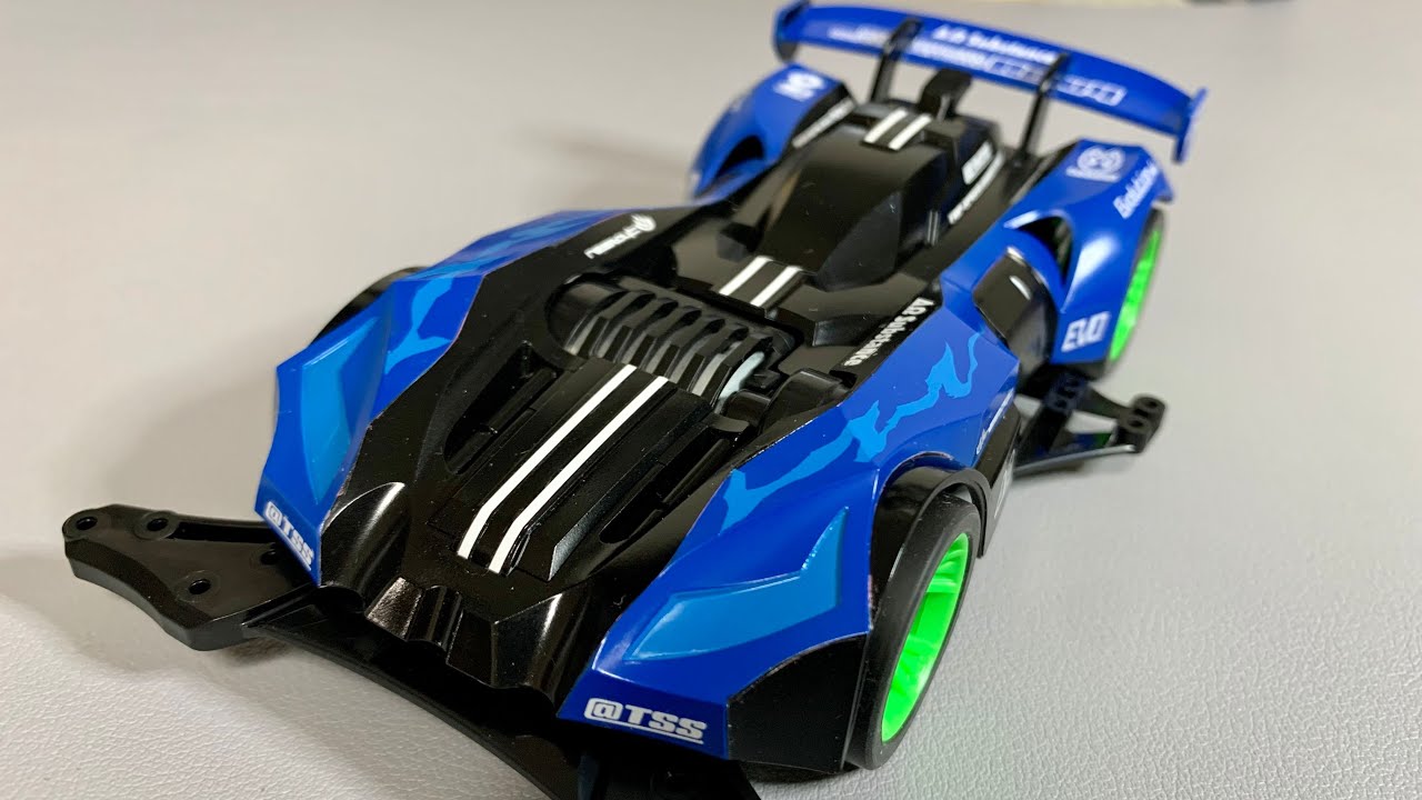 ミニ四駆】グレートマグナムR 全塗装 マスキング ファイヤーパターン