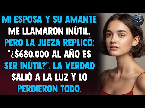 Mi esposa y su amante me llamaron inútil, pero la Jueza replicó: "¿$680,000 al año es ser inútil?".