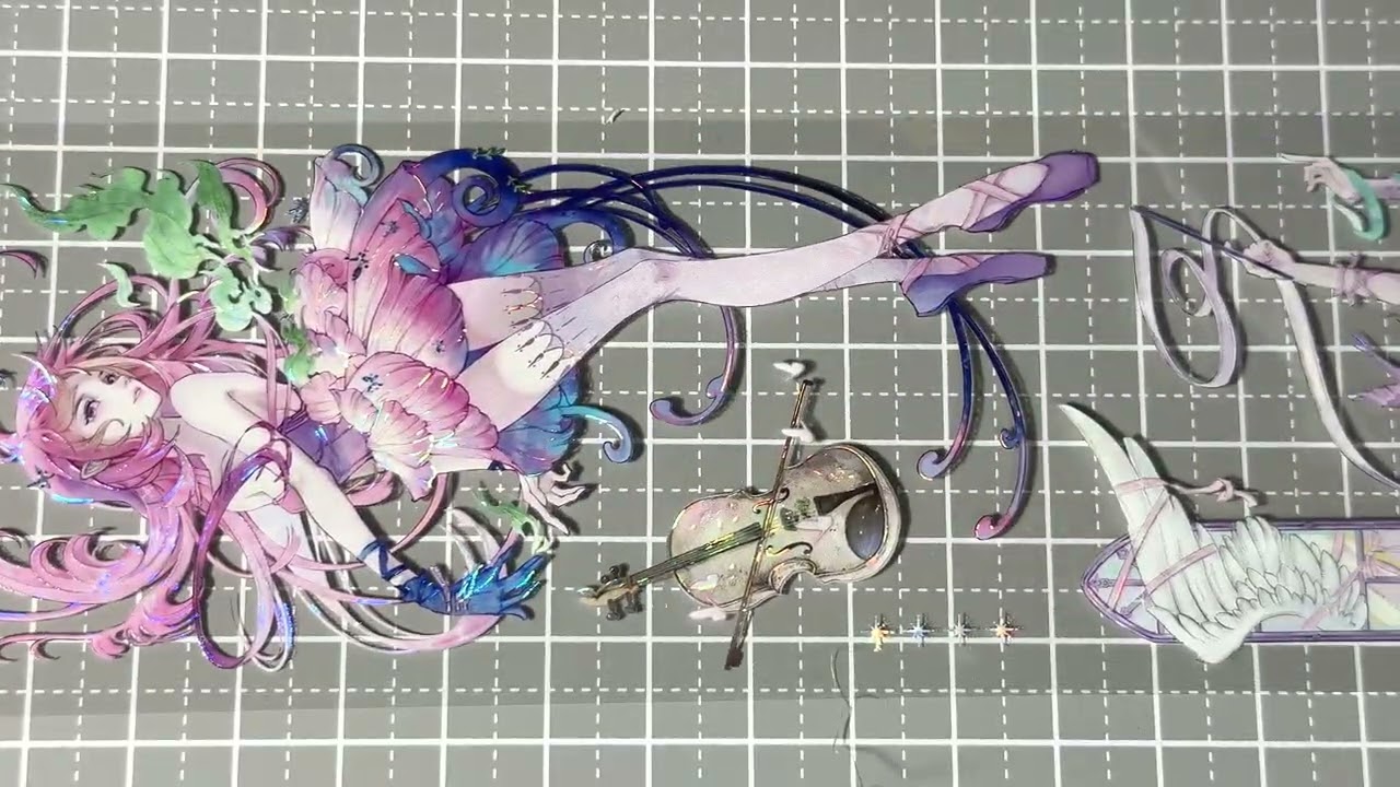 ☒ No.276 海外マステ 【PET】 众神之殿 贝壳光 ★D2 新七天】光之脈動 -PET貝殻光 - 沼のオアシス 海外マステのカット販売店
