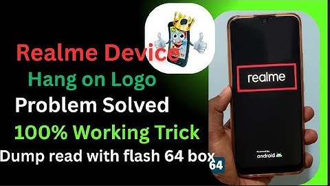 How To Read Dump File Flash 64 Box Realme 5 Flash File Hang On Logo