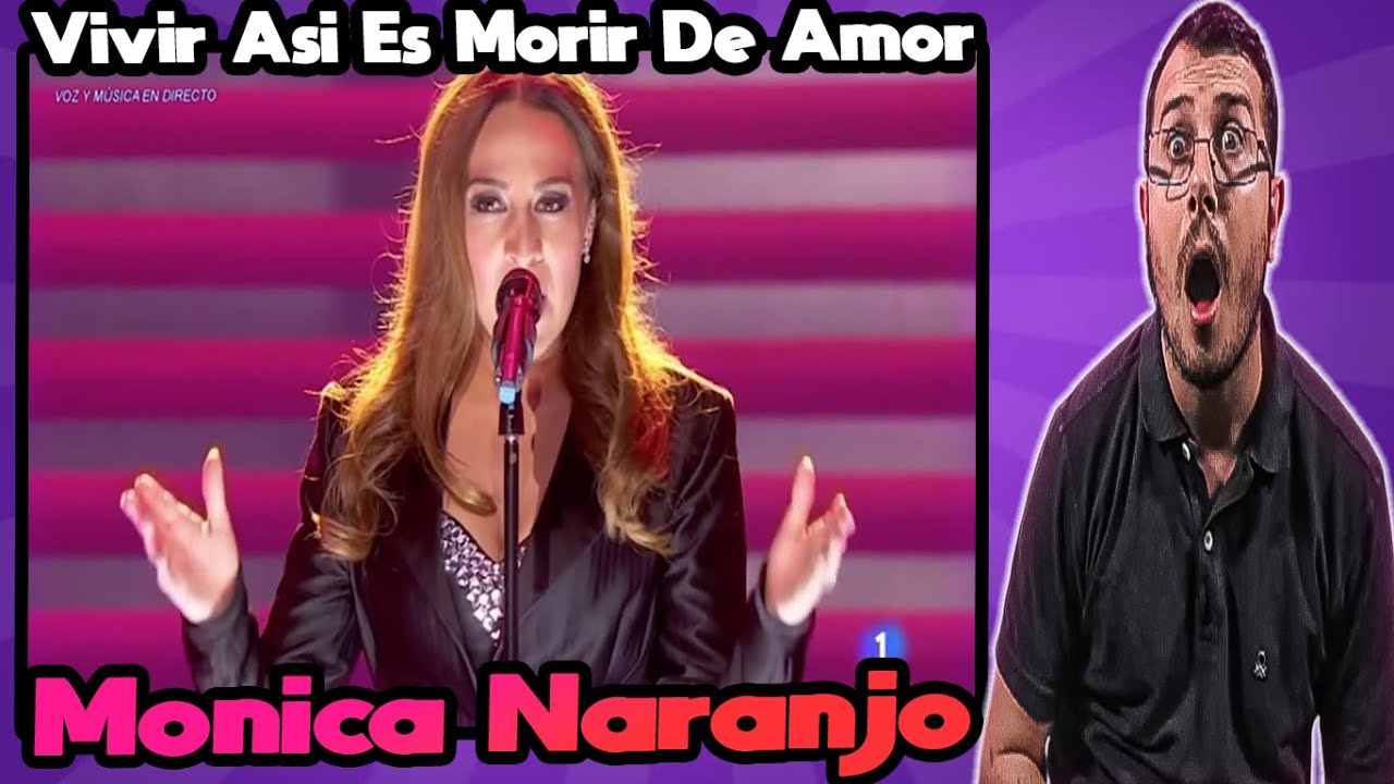 Italiano reacciona a Mónica Naranjo - Vivir así es morir de amor