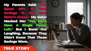 My Parents Said   We Spent 95% Of Your Savings To Buy Your Sister's House...