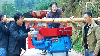 Genius Girl Repairs Dusty Diesel Engine, Boss Gives Her Two Geese|Linguoer