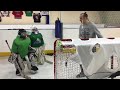 Тренировка хоккейных вратарей