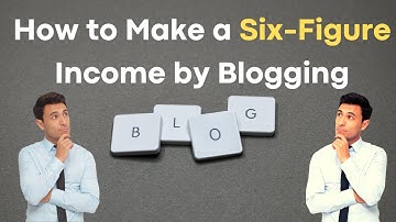 How to Make a Six-Figure Income by Blogging #bloggervj  #heducate #passiveincome #blogger #affiliate