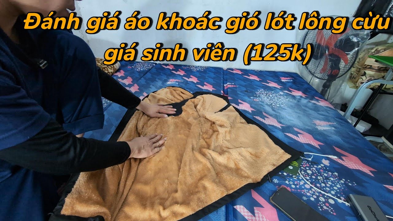 Đánh giá áo khoác gió lót lông cừu giá sinh viên (125k)