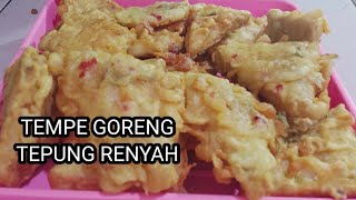 PUNYA TEMPE JANGAN CUMA DI GORENG BIASA‼️Di Goreng Tepung Enak Renyah @Muntamah 06