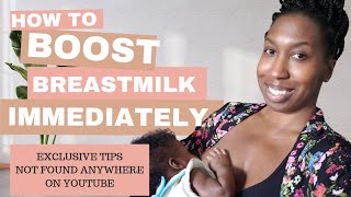 Boost Your Breastmilk Production IMMEDIATELY | QUICKLY Build Your #breastmilkstorage Freezer Stash