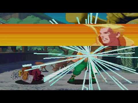 X-Men vs. Street Fighter - Cyclops, Charlie vs. Cammy, Charlie