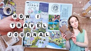 the art of travel journaling ☆ my process, tips & tricks ✨
