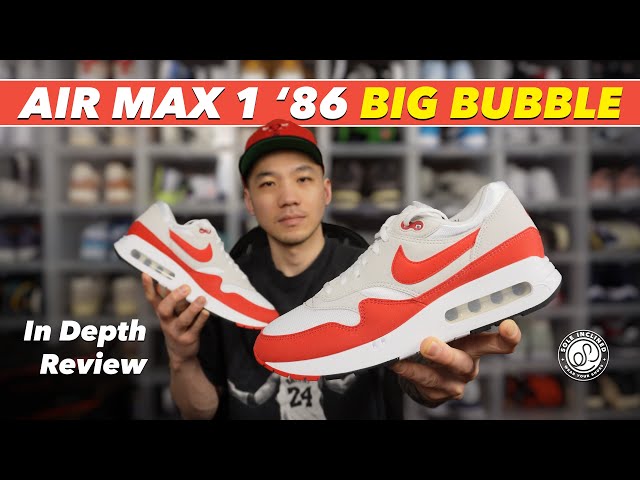 Nike Air Max 1 '86 Big Bubble Review and On Foot  2017 Anniversary vs 2023  Big Bubble Comparison 