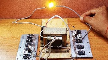 How to make High Voltage by using 3A transformer and 10 transistors D718 NPN