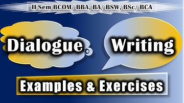 "Mastering Dialogue Writing: Exercises for Second Semester Students"