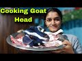 Cooking and eating goat head online se  sofa cover mangya family vlog