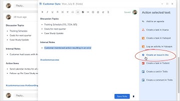 Hugo: Connected Meeting Notes Software for Jira