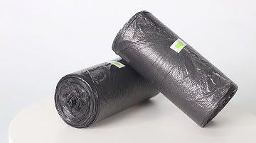 Túi Rác Cuộn Đen Được Làm Từ Chất Liệu Nhựa An Toàn Sức Khỏe