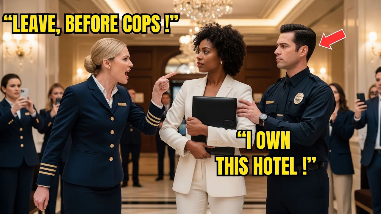 Black CEO Thrown Out of Her Own Hotel in Front of Everyone — Two Minutes, She Fired the Whole Staff!