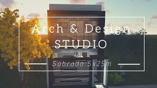 Sobrado em Meio Terreno 5x25