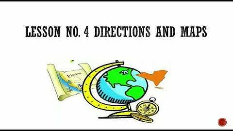 Std: III: EVS: Chp 4: Directions and Maps.