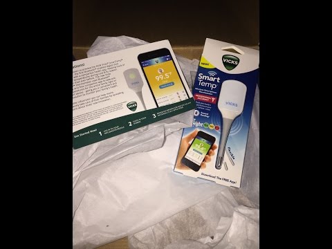 Influenster Vicks Smart Temp Thermometer Review Youtube