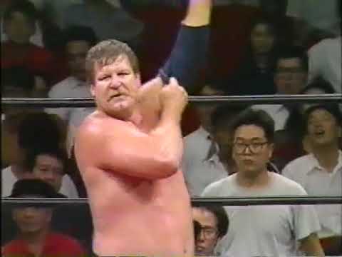 Stan Hansen & Ace vs Steve Williams & Terry Gordy 1990 08 31 - YouTube