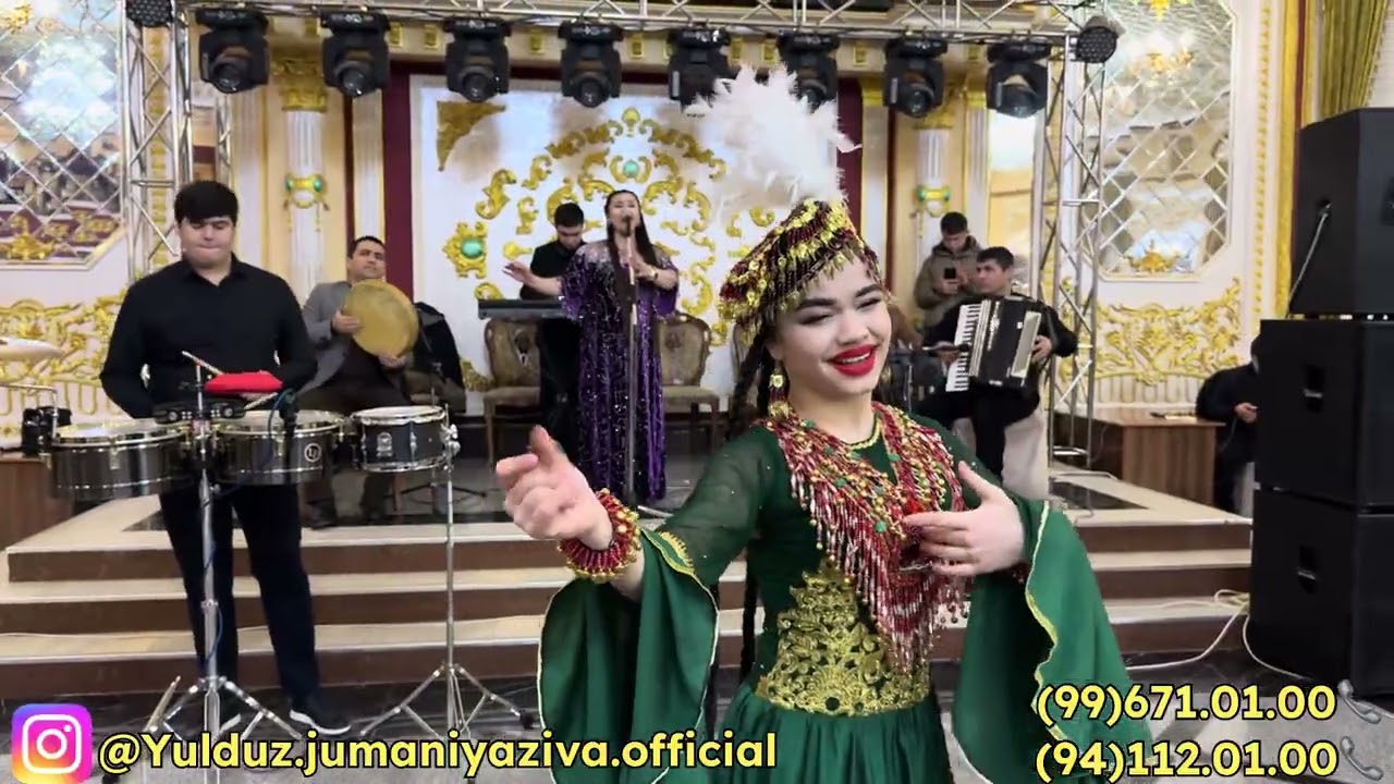 Yulduz Jumaniyazova Xazarasp elida to'y xizmatida 4 yanvar (2-qism)