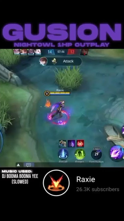 STORY WA 'NightOwl Gusion 1HP Outplay' #Shorts | Viral | Trending