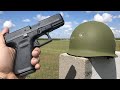 Vietnam war USMC M1 Helmet test